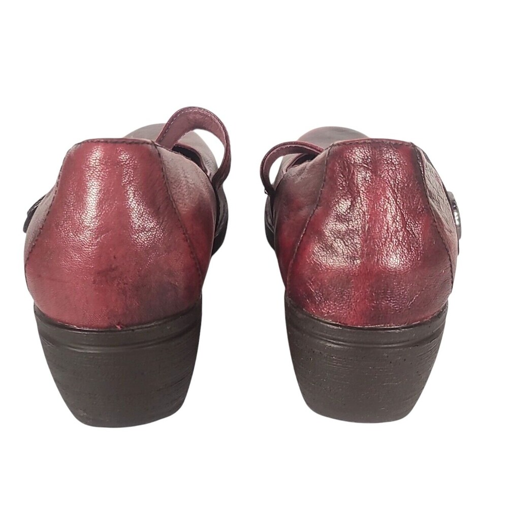 Dansko Adelle Pumps Size EU 40 Brown Mary Janes Wedges Chocolate Cherry US 9.5 - Picture 7 of 12
